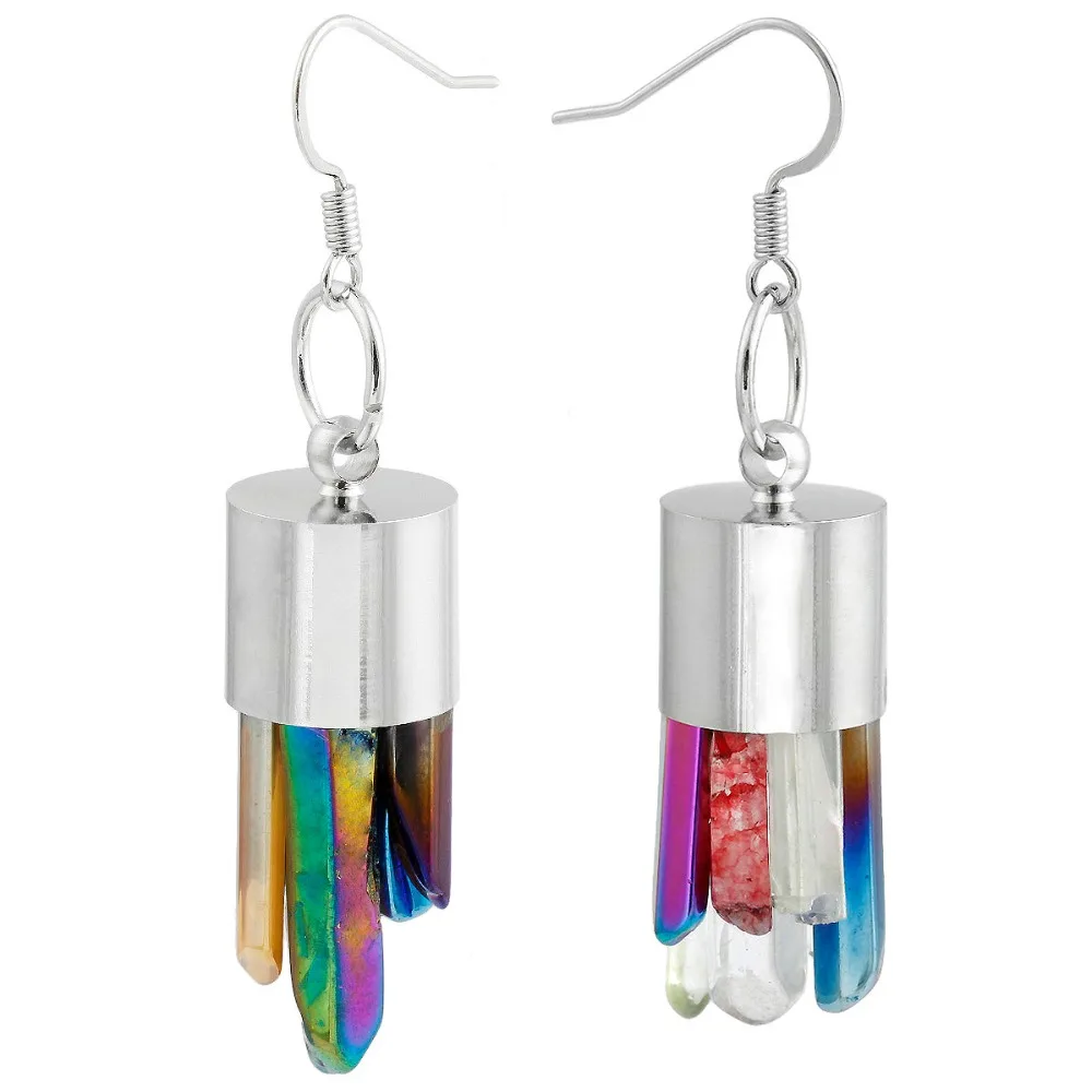TUMBEELLUWA многоцветные висящие капли на крючке из титана | Украшения и аксессуары