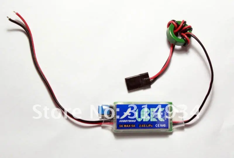 5 шт./лот Hobbywing в 6 переключаемый HOBBYWING RC UBEC 3 А Макс низкий уровень шума RF BEC | Игрушки