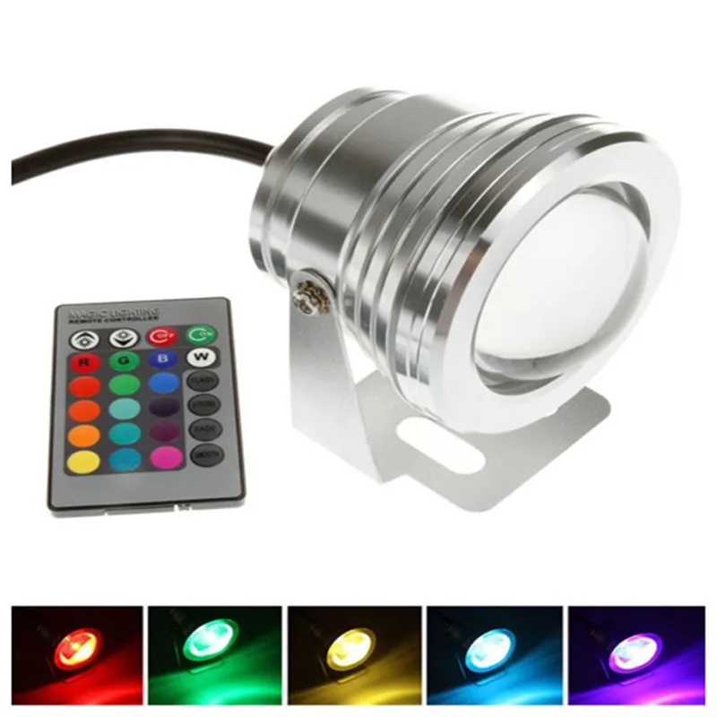 Подводная Светодиодная лампа RGB водонепроницаемое освещение для фонтанов