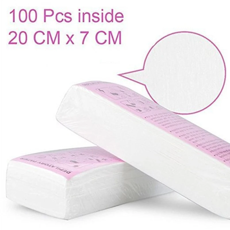 Восковые полоски для эпиляции 100 шт|Крем удаления волос| |