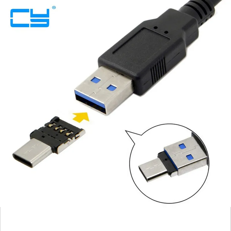 Разъем адаптера Ultra Mini Type-C USB typu c USB-C к 2.0 OTG для планшета USB-кабеля и флэш-диска U