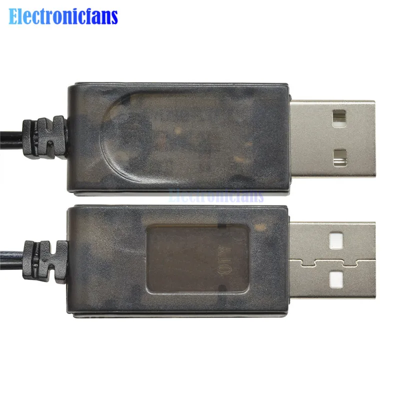 3 7 В 500мА выход 1S Lipo литиевая батарея USB кабель зарядное устройство красная