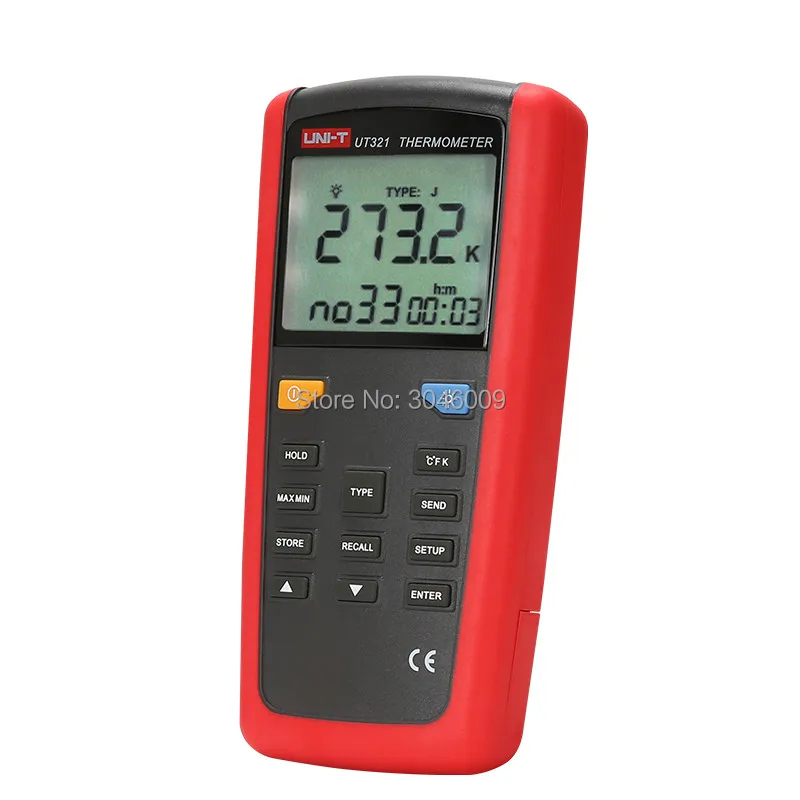 _ UT321 контактный термометр цифровой хранилище данных USB передача автоматическое