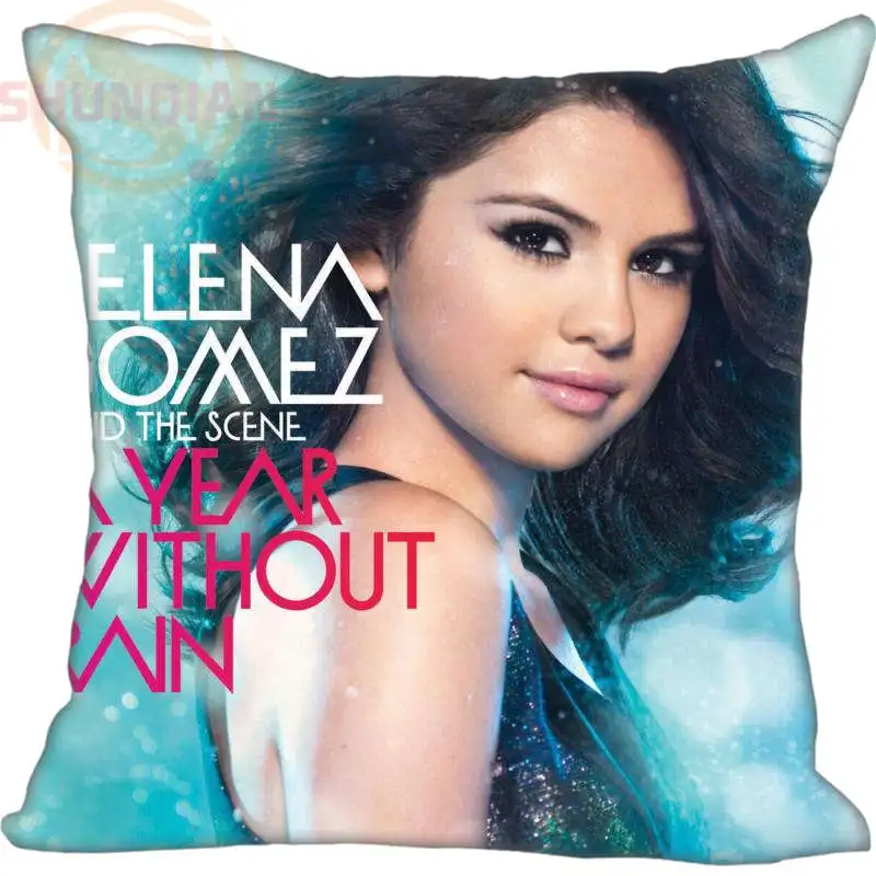 Чехол для подушки Selena Gomez модель 153 размеры 20x20 35x35 см с одной стороны | Дом и сад