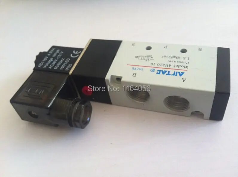 

4V310-10 DC 12V соленоидный воздушный клапан 5 портов 2 Позиции 3/8"