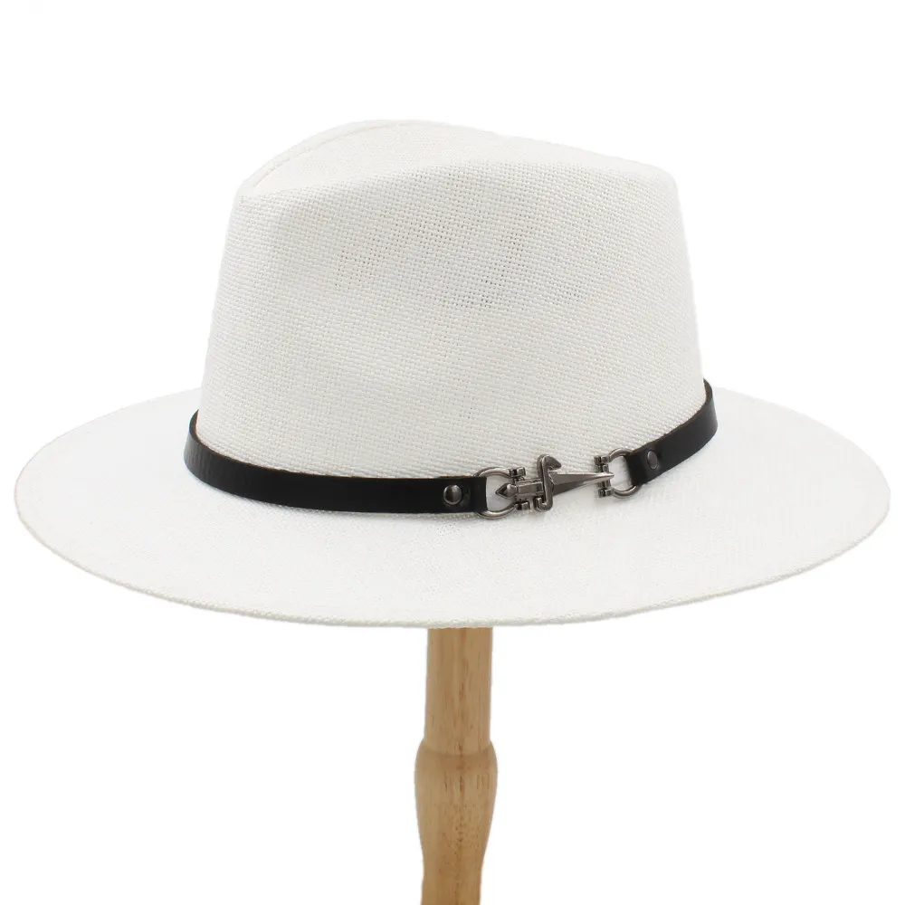 Соломенная Панама с широкими полями 100% соломенная шляпа от солнца для мужчин и