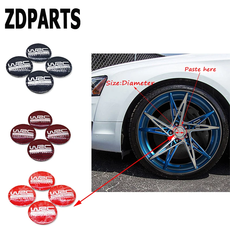 ZDPARTS 4X 56 мм WRC колпачок на ступицу колеса автомобиля для Toyota Corolla Avensis Rav4 c hr Volkswagen VW