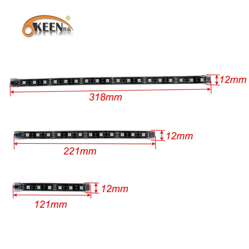 Светодиодный светильник OKEEN 6 шт. 24 цвета с пультом ДУ|underbody led|underbody neon lightsunderbody lights