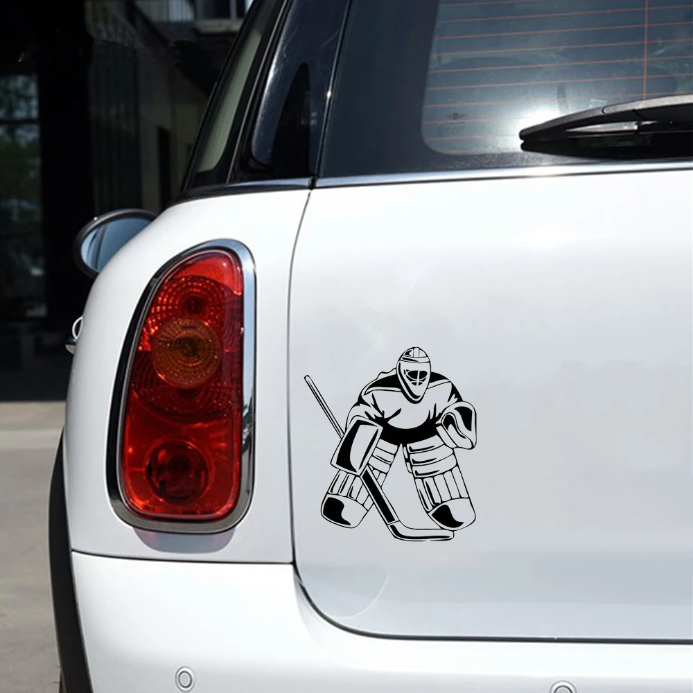 Serious Hockey Goalie Car Stickers Vinyl Sticker Handsome And Cool Motorcycle SUVs Bumper Laptop Styling | Автомобили и мотоциклы