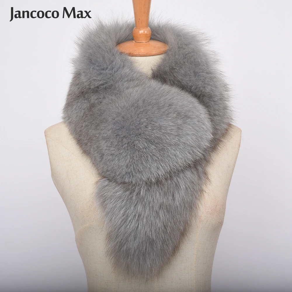 Женский шарф из натурального меха лисы зимний теплый S7393| |