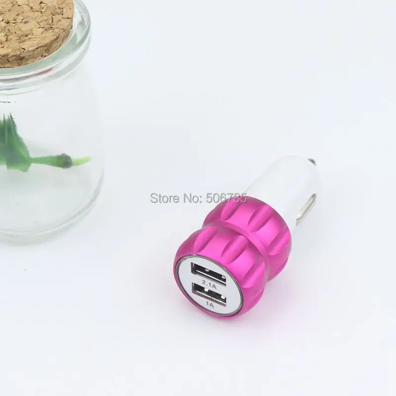 SZAICHGSI 500 шт алюминиевый сплав Универсальный 2.1A + 1A двойной usb порт автомобильное