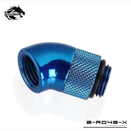 BYKSKI синяя версия G1/4 вилка/фитинг шланга/OD14mm фитинг для жесткой