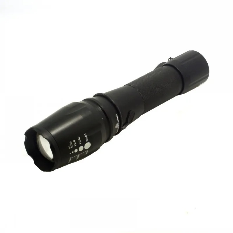 

PX518 ZOOM 5-Mode 2000 Lumens XM-L T6 LED Flashlight Zoomable Flashlight Adjustable Torch Light Lamp