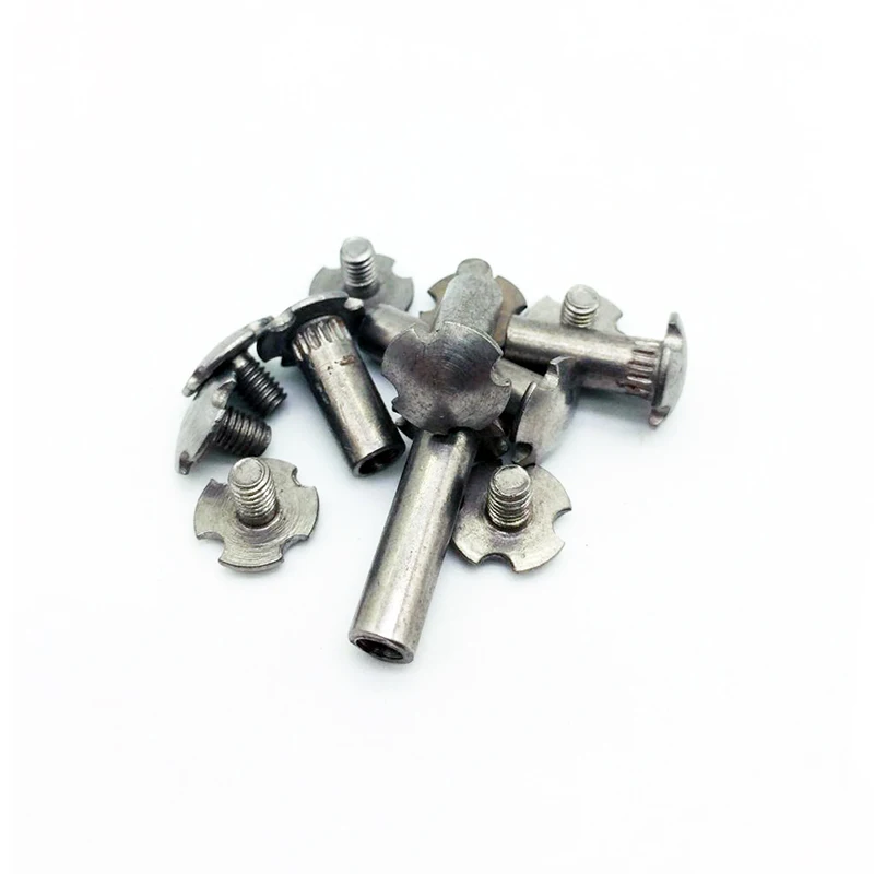 Шнек с четырьмя углами DIY нож заклепочная рукоять в американском стиле