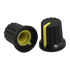 5 x 6mm Shaft Hole Dia Knurled Grip Potentiometer Pot Knobs Caps|knob potentiometer|cap sportknob shower |