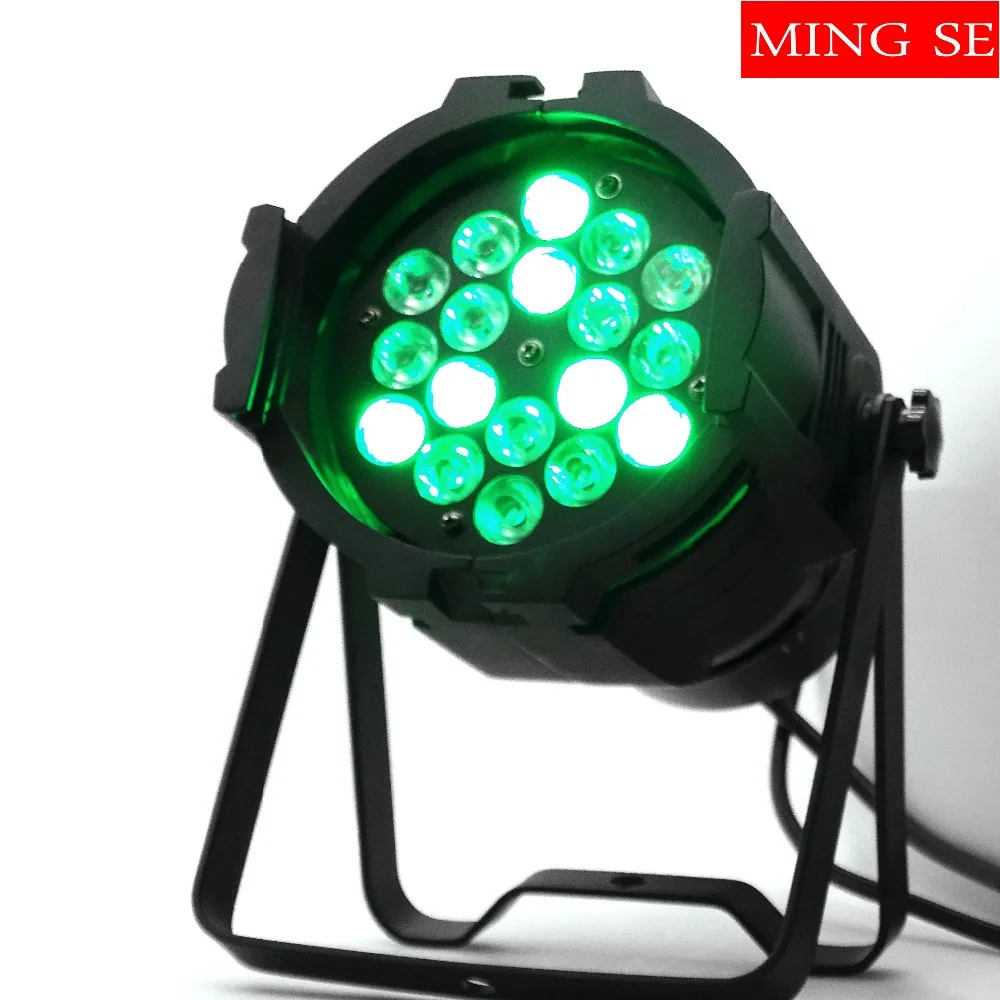 18 штук 18x3w Aluminu светодиодный сценический светильник RGB LED Par проектор с DMX512 Master Slave