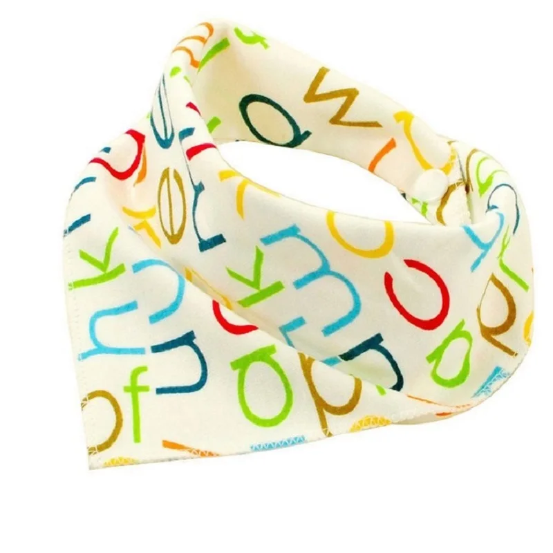 1 шт. треугольный нагрудник для малышей слюнявчик полотенце с мультяшным