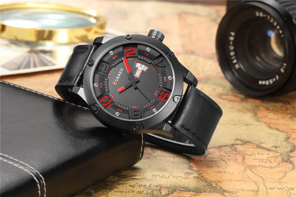 2017 новые модные мужские часы армейские военные спортивные кварцевые с датой