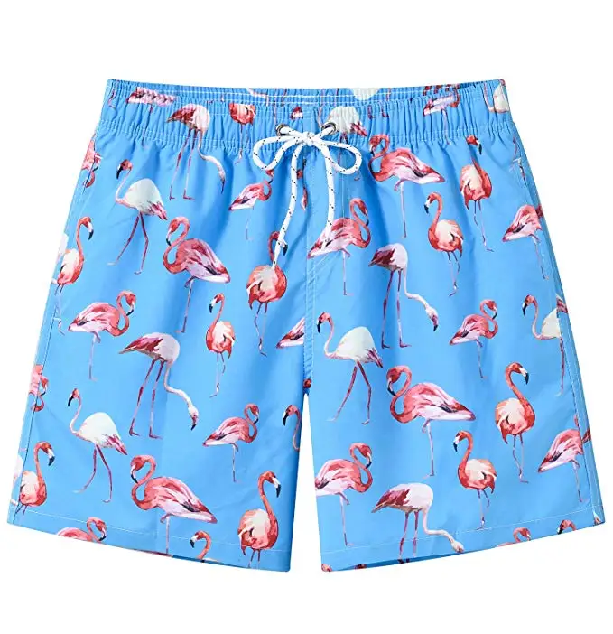 Мужские плавки Быстросохнущий купальный пляжный костюм бордшорты с сетчатой