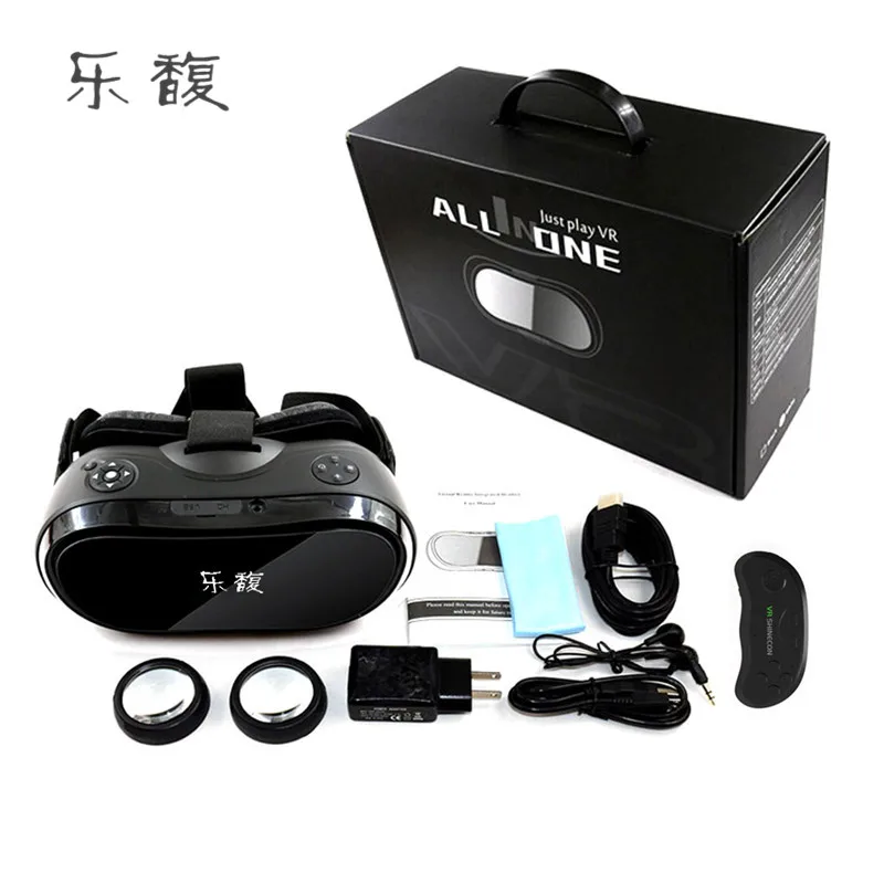 Vr все в одном виртуальной реальности Гарнитура 3D Очки 1080 P 5.5 дюйма IPS 108 FOV Wi Fi Bluetooth