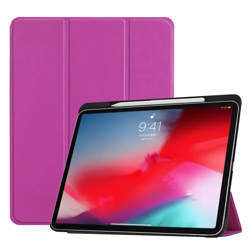 ipad pro 11 purple Для Ipad Pro 11 чехол/защитная оболочка чехол для планшета для Ipad Pro 11 жесткий пластиковый боковой чехол для Ipad твердый - Цвет: ipad pro 11 purple