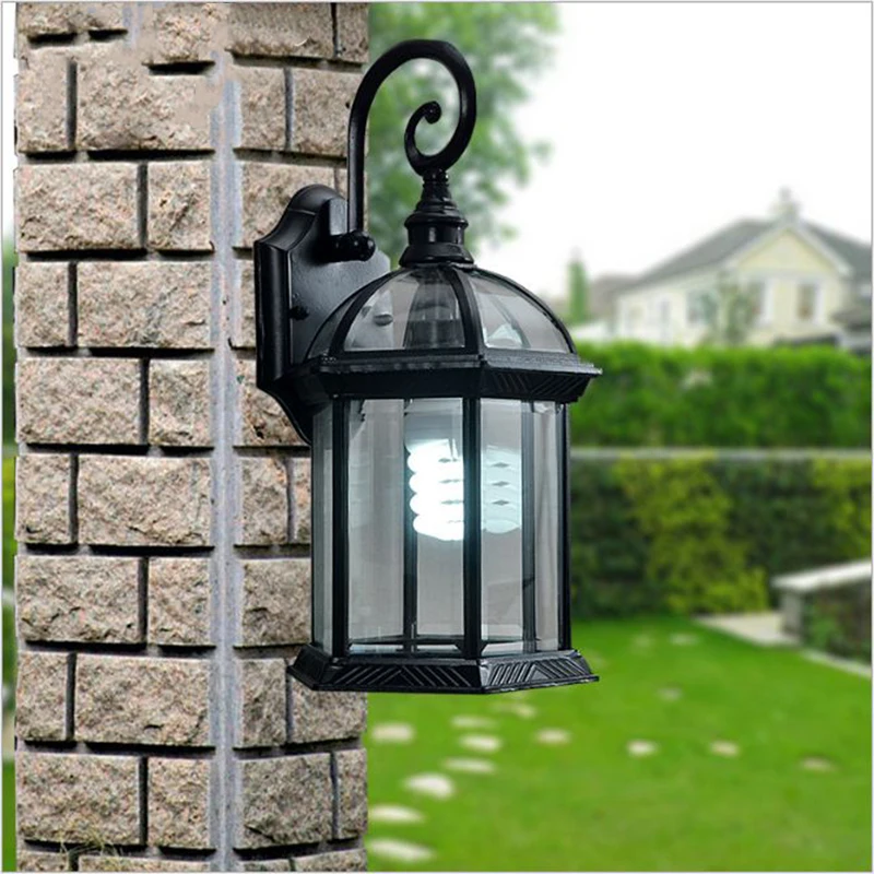 Waterproof Outdoor Wall Lamp European Courtyard Garden Villa E27 Lighting | Освещение