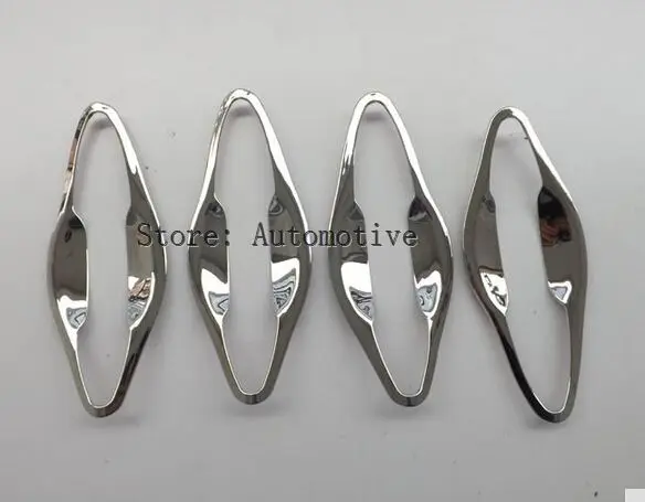 4 шт. хромированные крышки на дверную ручку для hyundai solaris|chrome car accessories|chrome coverchrome door