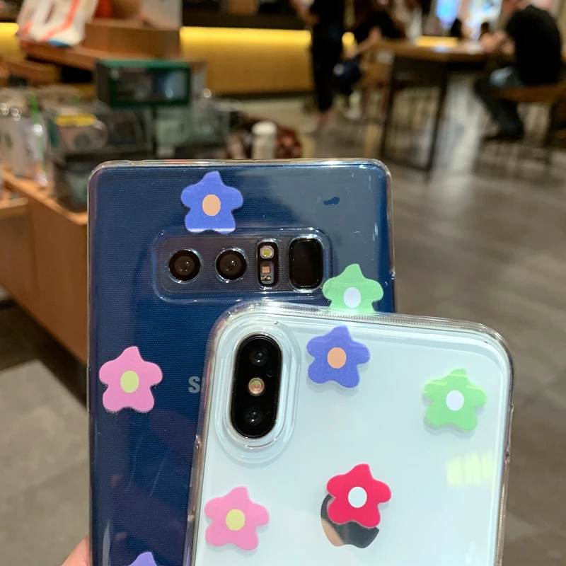 Прозрачный мягкий силиконовый чехол из ТПУ для Samsung Galaxy S7 Edge S8 S9 S10 Plus S10e Note 8 9 |