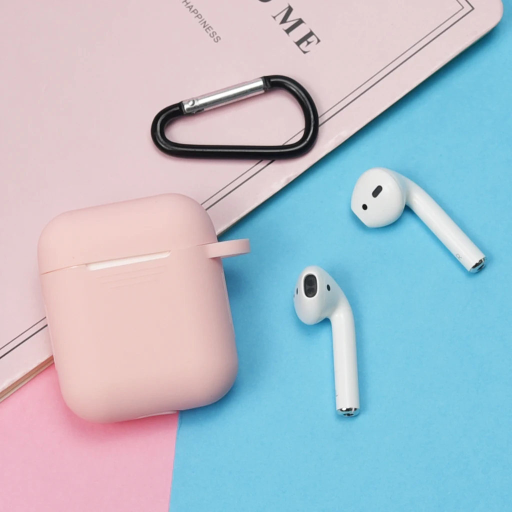 Мягкий силиконовый чехол для Apple Airpods, чехол для зарядки, защитный чехол для Airpod Air pods Prtotector, разноцветный чехол