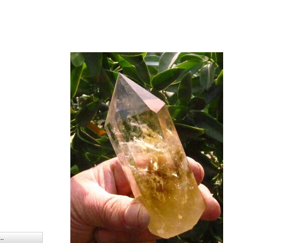 Fast369 &ltAAA натуральный цитрин кристалл дымчатого кварца ТОЧКА заживления | Дом и