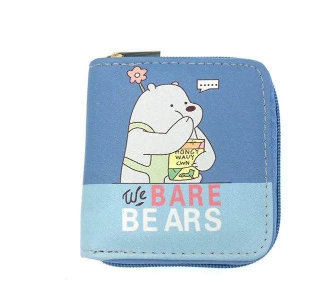 10 short purse JR Новинка, короткий кошелек из искусственной кожи на молнии с рисунком арбуза, панды, кота, кролика, медведя, животных, для девушек, кошелек для денег, ID, карт, кошелек для монет - Цвет: 10 short purse JR