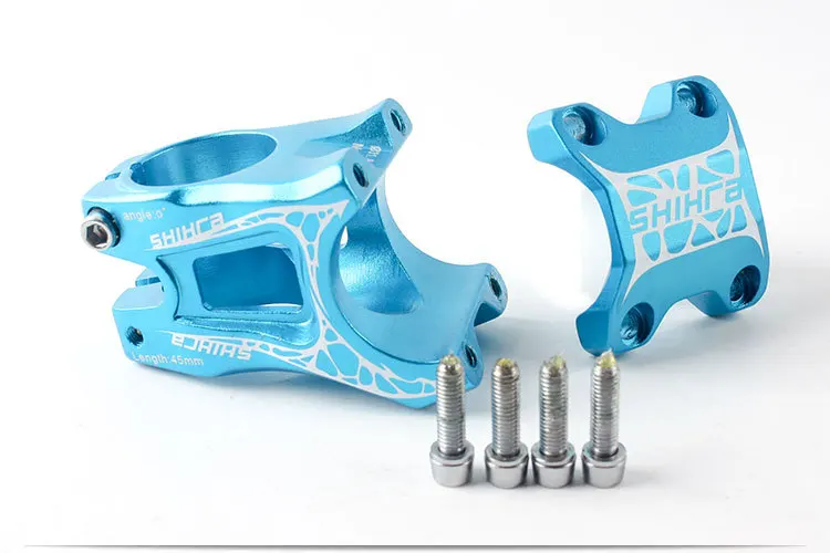 31,8 мм алюминиевый сплав велосипед ствол MTB вынос руля высокопрочный CNC ствол MTB 28,6-31,8 мм велосипедный руль велосипедные части - Цвет: blue