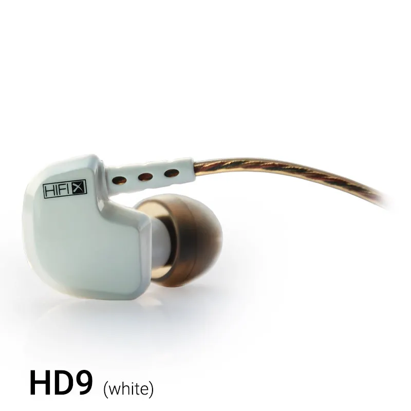 KZ HD9 Наушники Hi-Fi спортивные наушники медные ушные вкладыши для бега с микрофоном
