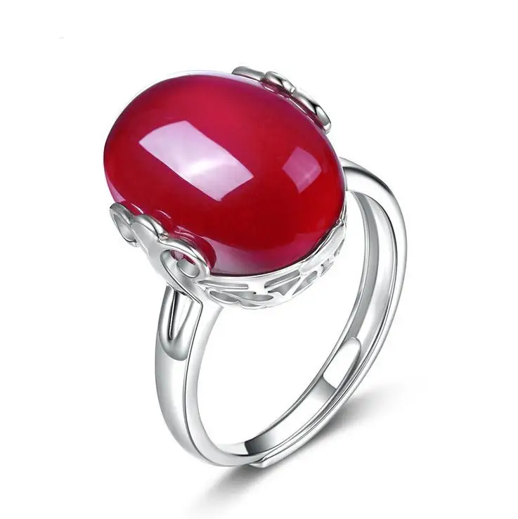 

New arrival hot sell fashion rhinestone 925 sterling silver ladies finger wedding rings jewelry gift wholesale