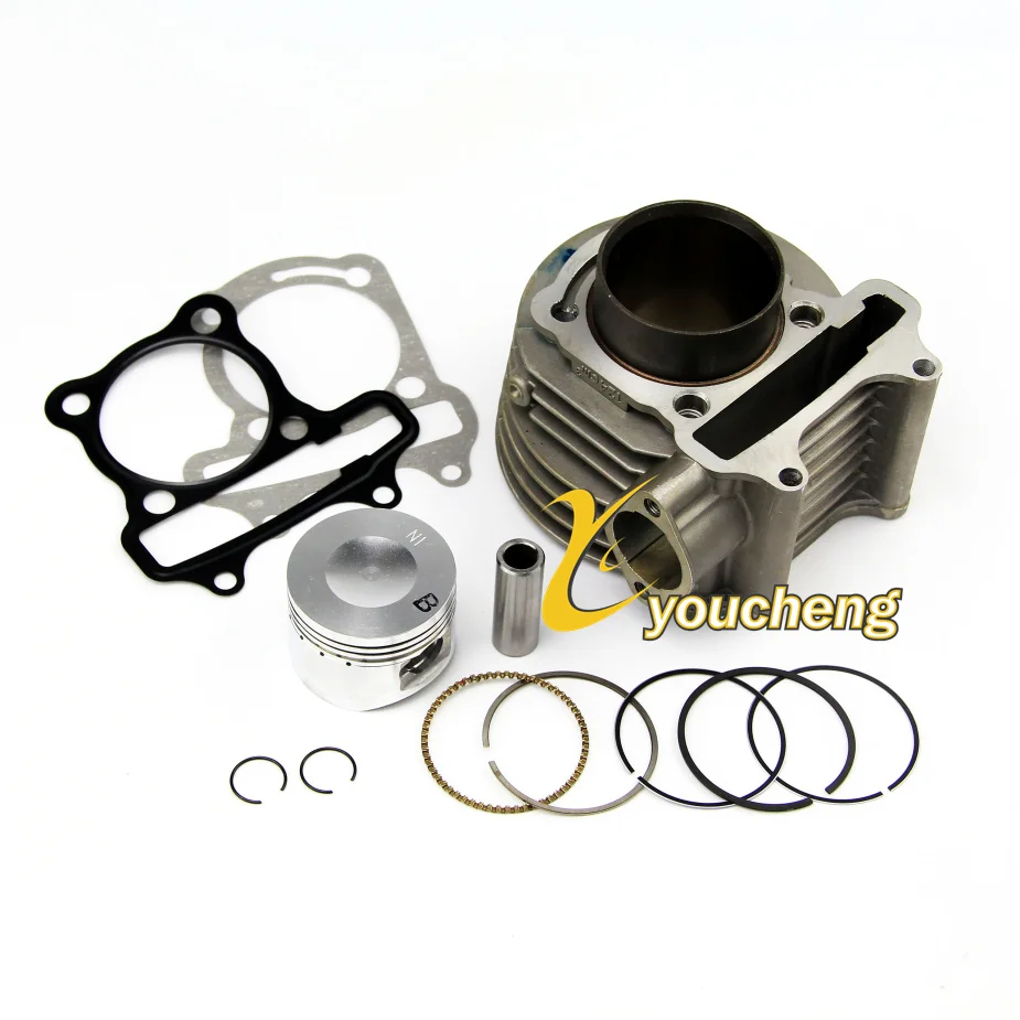 

Cylinder Body Assembly 57.4mm Bore Cylinder Rebuilt Kit for GY6 150cc ATV Go Kart Mope Wholesale TG-GY6150