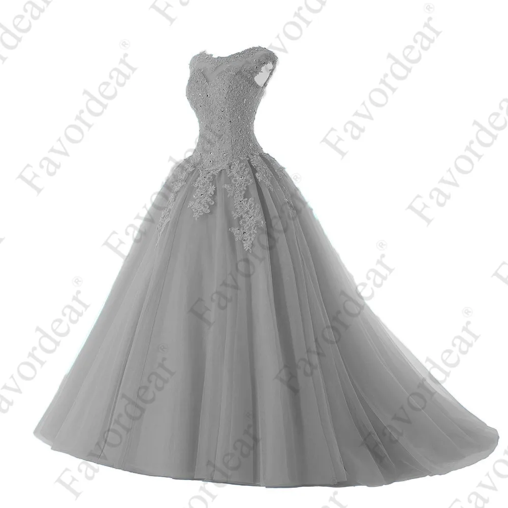 BLF-73-grey Favordear Пышное милое платье с бисером 16 Vestidos De 15 Anos с коротким рукавом бирюзовое бордовое пышное платье вечерние платья - Цвет: BLF-73-grey