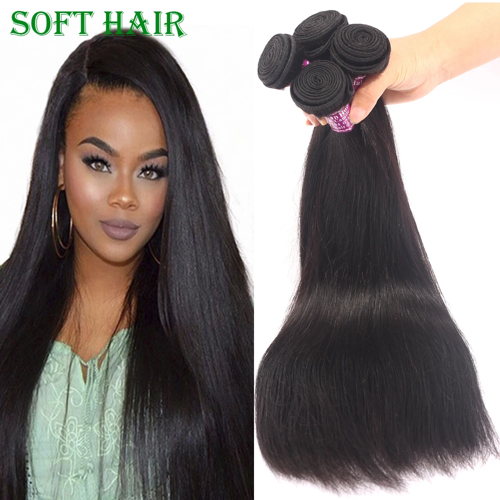 Али Большая Скидка Перуанский Девственницы Прямых Наращивание Волос 3 Связки Mocha Hair Products Strong Два Слоя Уток