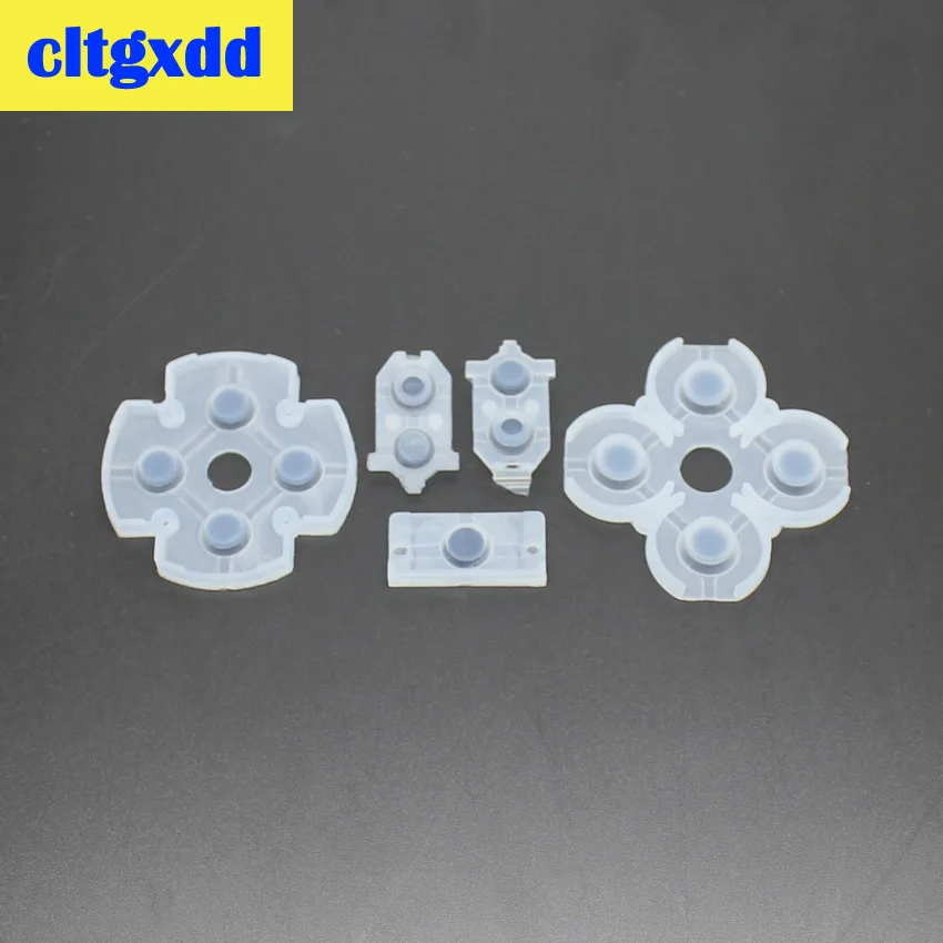 Cltgxdd 2 комплекта силиконовая Проводящая резина для PlayStation 4 DualShock PS4 JDM-30 тонкий