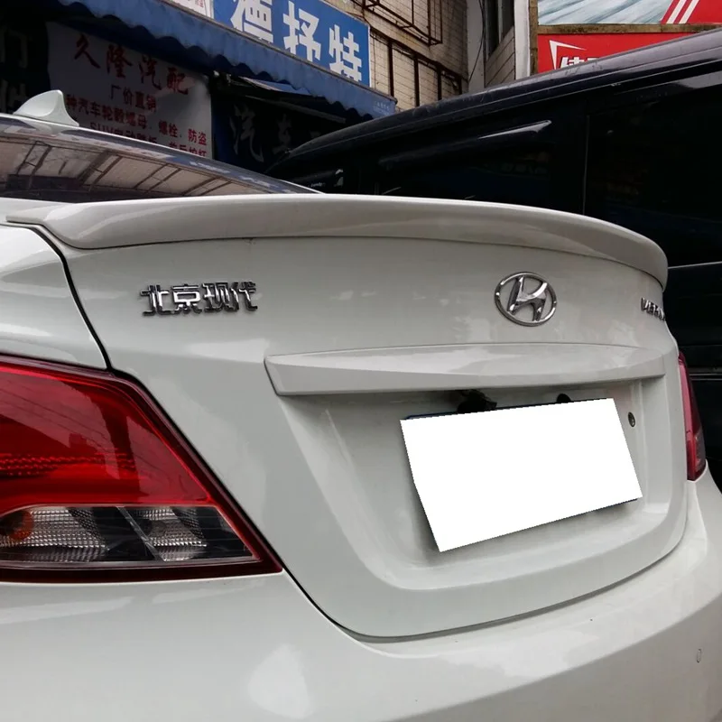 Используется для hyundai verna спойлер accent 2011-2015 verna/accent без краски задний багажник