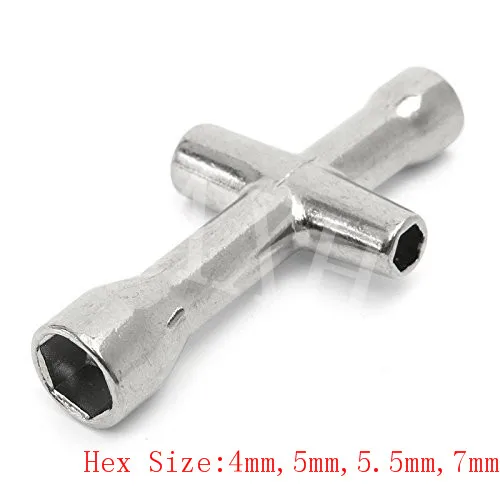 AXHJ 1 шт. HSP 80132 Малый Cross ключи обслуживание инструментов рукав HEX для RC автомобиля 4