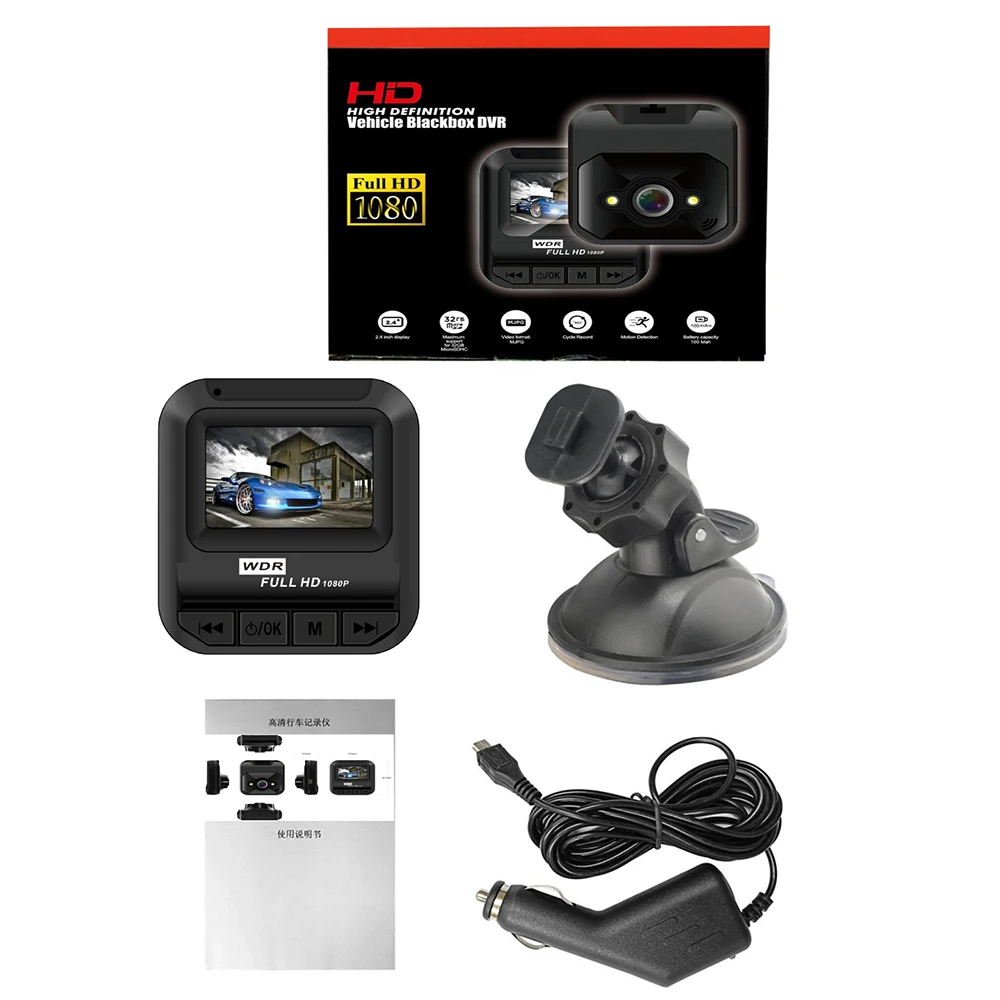 KKMOON 1080p Q1 мини 1,6 дюймов Full HD lcd экран Автомобильный видеорегистратор авто видео рекордер камера-Регистратор запись