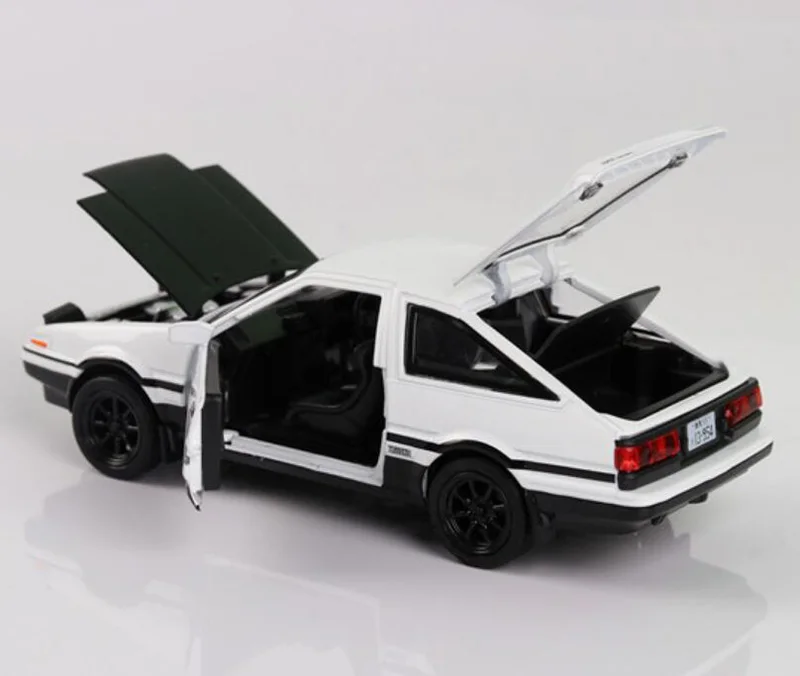 15 см 1:32 металлическое ведро сплав классические Initial D Япония AE86 Классический Авто модель оттягивающаяся назад Модель литые автомобили игрушки F