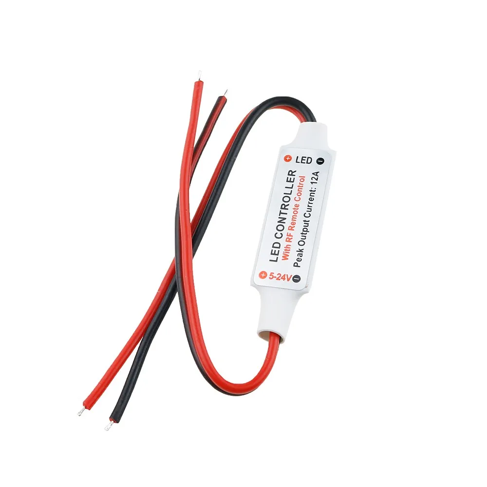 Светодиодный контроллер одноцветный светодиодный затемнитель DC 12 V 11 кнопками RF Беспроводной пульт дистанционного управления для 3528 2835 5050 5630 5730 светодиодный лента