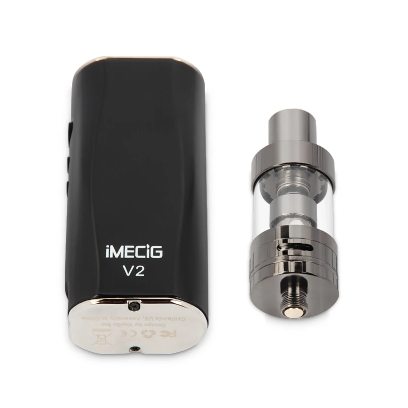Imecig V2 черный электронная сигарета комплект 50 Вт коробка VAPE mod ручки вапоризатора 2