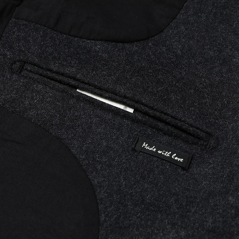 SIMWOOD 2019 осень зима новые блейзеры мужские Умные повседневные Костюмы шерстяные