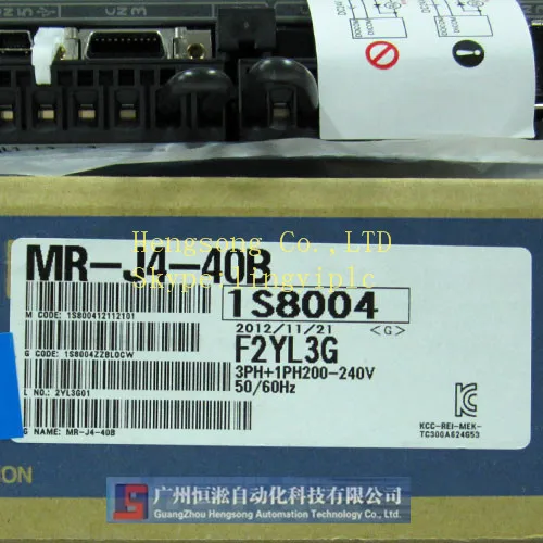 Серводвигатель MR-J4-40B (Новый в коробке) с гарантией на один год | Электронные