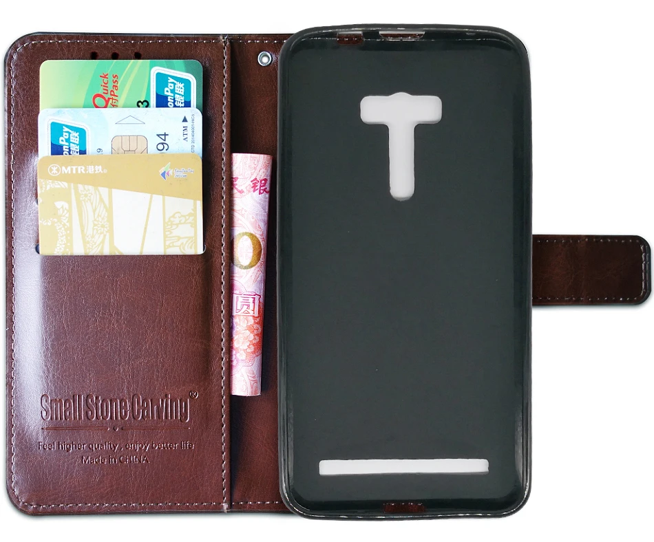 Silicone Leather Wallet Flip Leather Capa Cover For ASUS Phone Case For ASUS ZenFone Selfie ZD551KL Z00UD Z00UDB 5.5'' ZD 551 KL