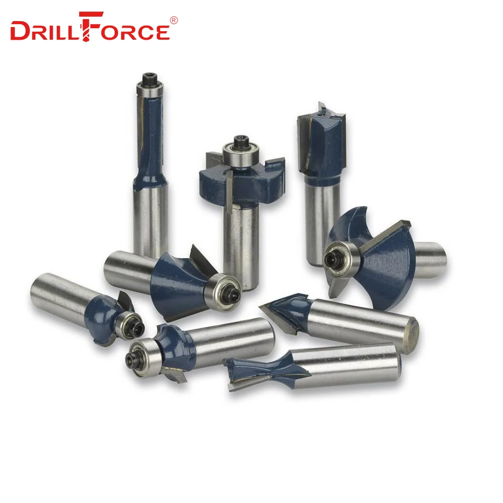 Набор фрез Drillforce из карбида вольфрама 1/2 дюйма (12 7 мм) 80 шт.|Фреза| |