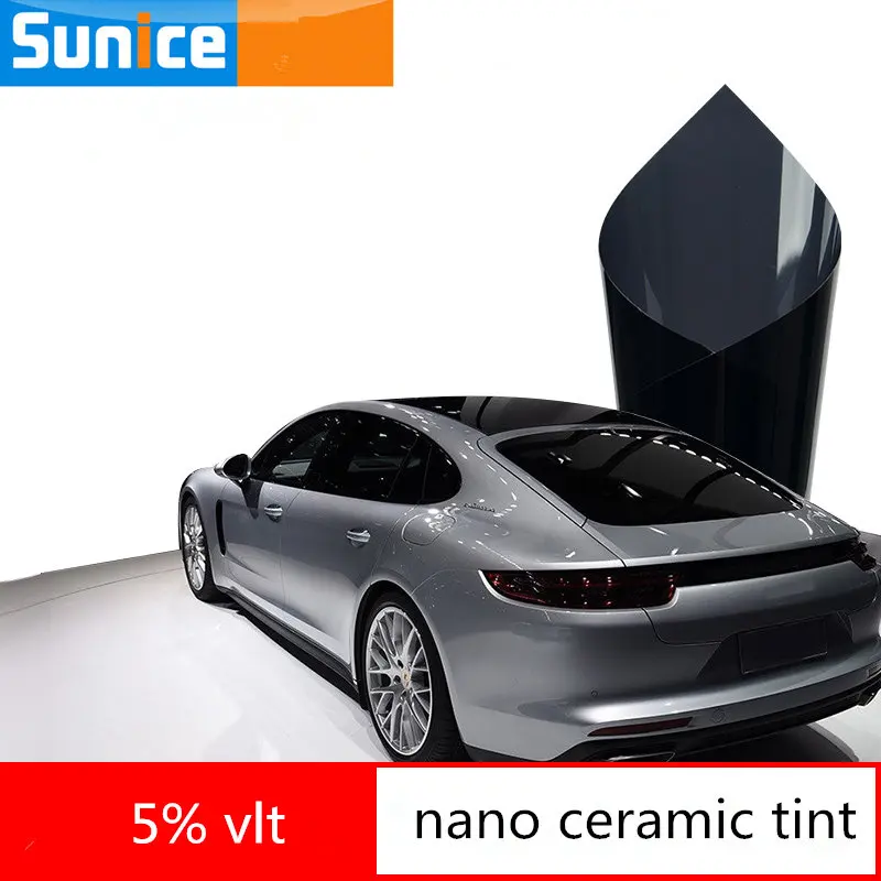 1 52x20 м 5% VLT тонировка автомобильного окна Автомобильная теплопонижающая пленка