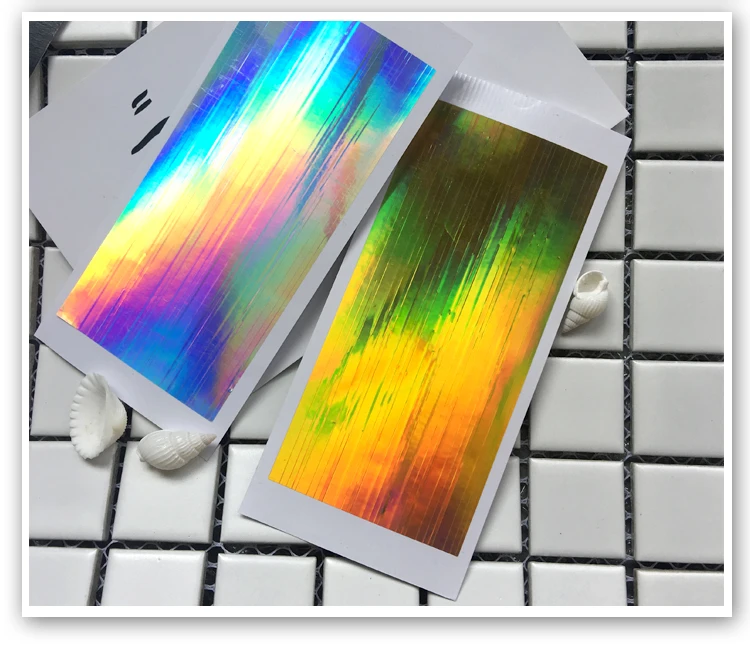 1 шт. Лазерная Голография Звездная Фольга для ногтей голографическая бумага